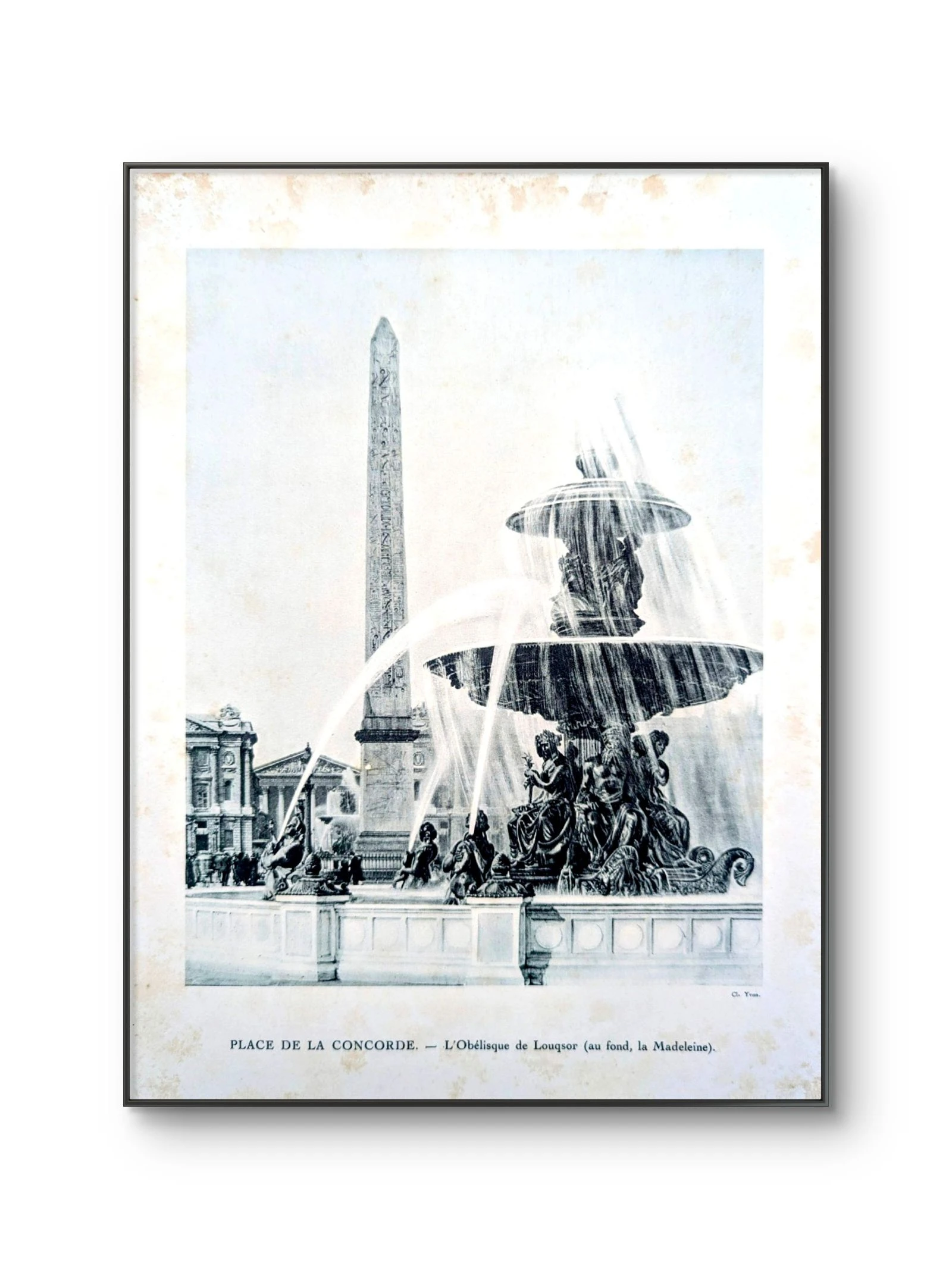 Héliogravuras Torre Eiffel e a Concorde, impressa em 1926 – photo 7